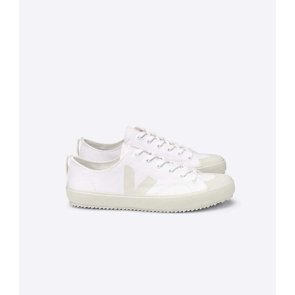 παπουτσια γυναικεια Veja NOVA CANVAS White/Grey | GR 533MQZ